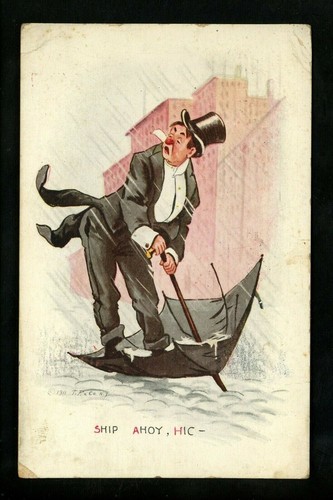 Drinking alcohol postcard - alcohol,